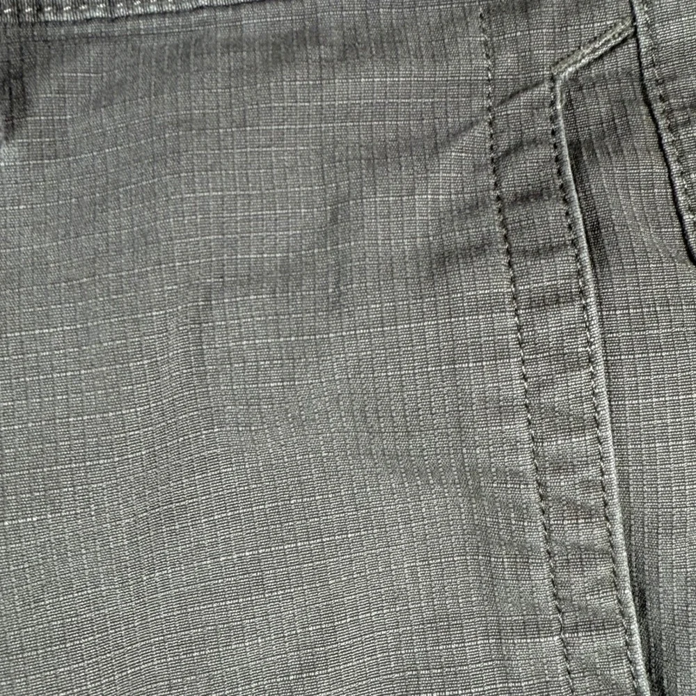 Vintage North‎ Face Mens 34 Gray Ripstop Hiking Canvas Pants Regular Fit Casual
